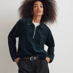 Madewell Corduroy Half-Zip Pullover